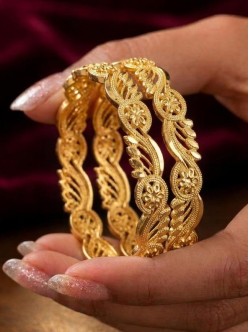 Gold Plated Bangles